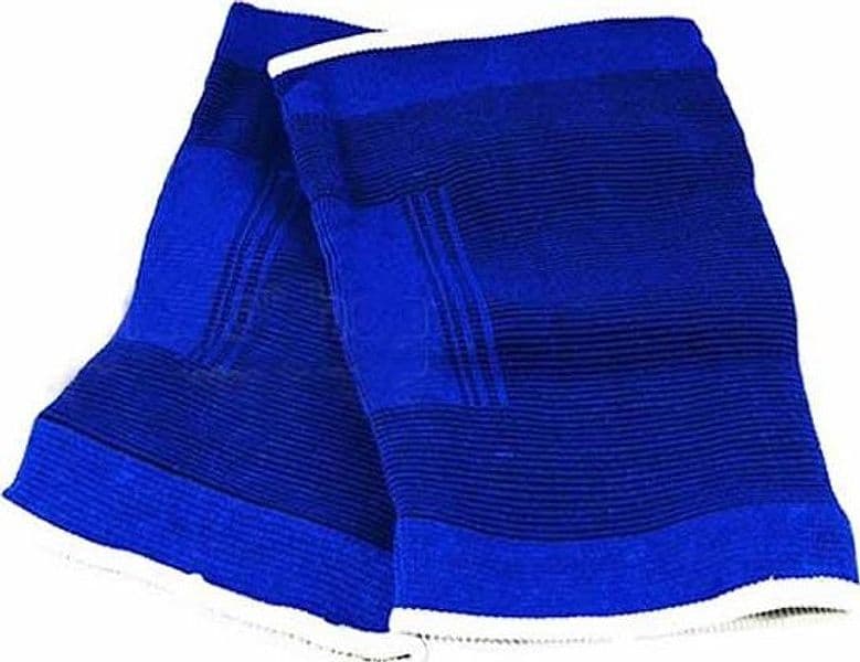 COPPIA GINOCCHIERE FASCIA ELASTICA ANALLERGICA LAVABILE FITNESS SPORT PALESTRA - 3