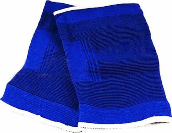 COPPIA GINOCCHIERE FASCIA ELASTICA ANALLERGICA LAVABILE FITNESS SPORT PALESTRA - 3