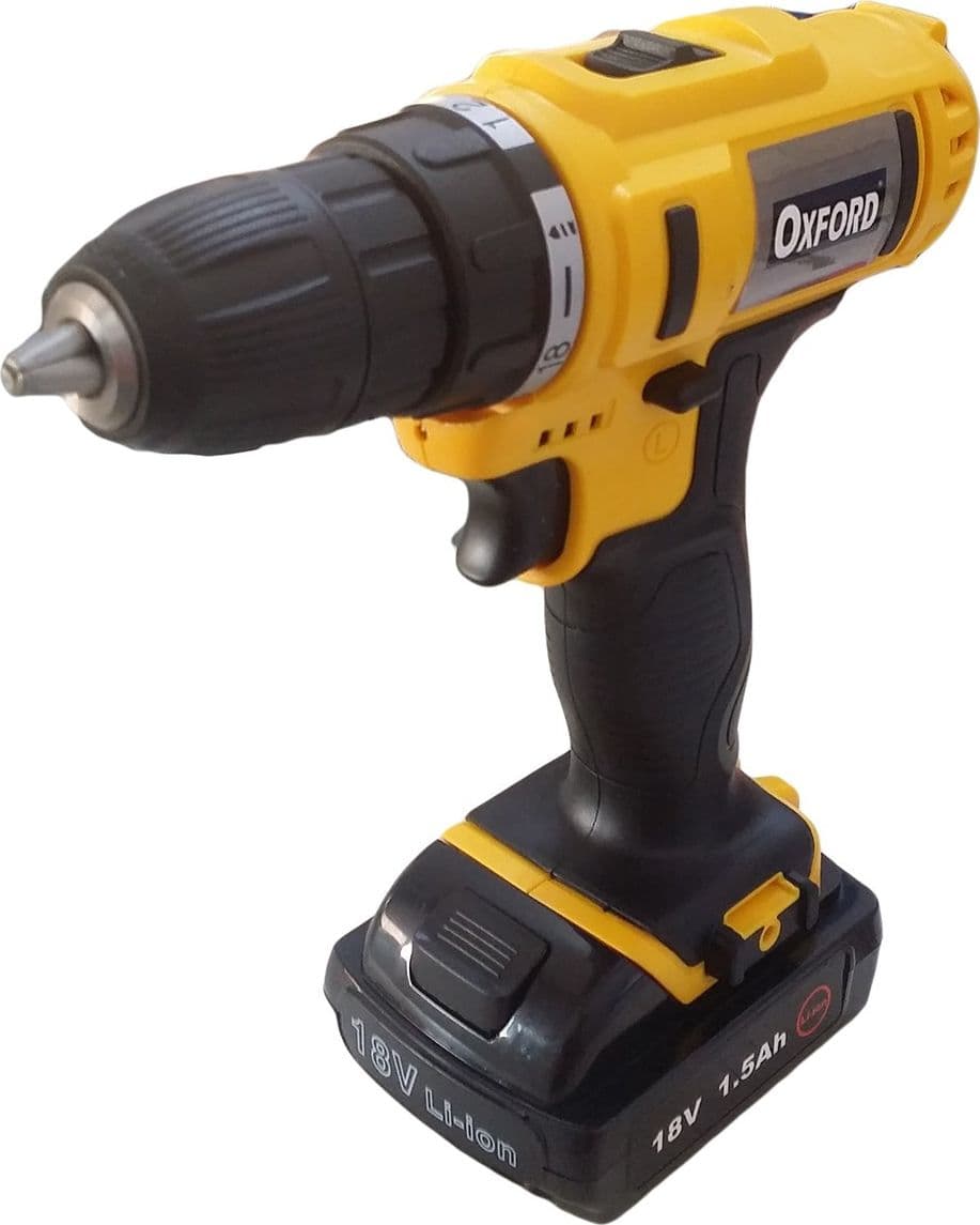 AVVITATORE 18V TRAPANO BATTERIA A LITIO CARICABATTERIE 2 BATTERIE RICARICABILE - 3