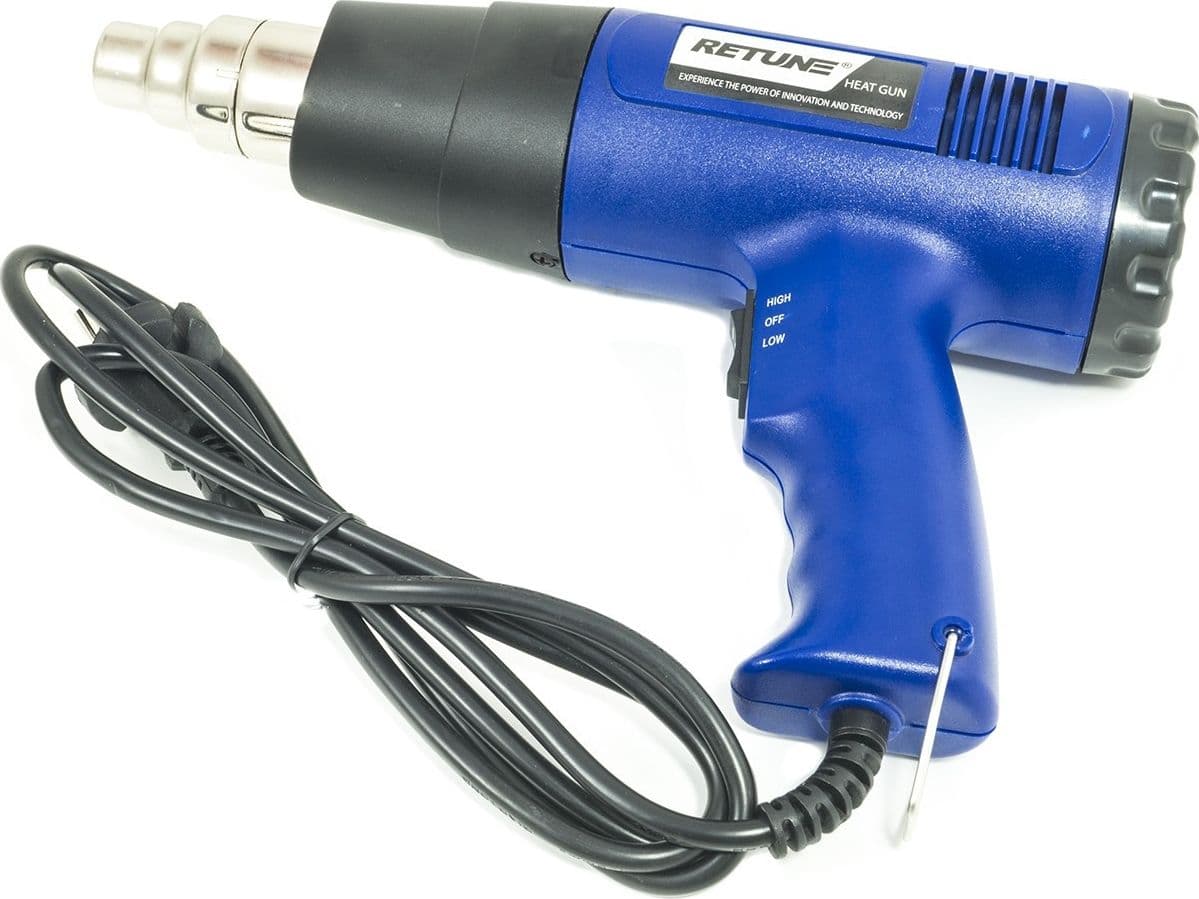 SVERNICIATORE PISTOLA TERMICA AD ARIA CALDA PHON PHONO 1800W 400 600 GRADI - 2