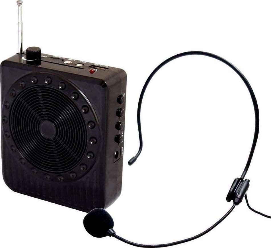 RADIO FM KARAOKE USB CASSA SPEAKER MICROFONO ARCHETTO AMPLIFICATORE AUDIO 20W - 3