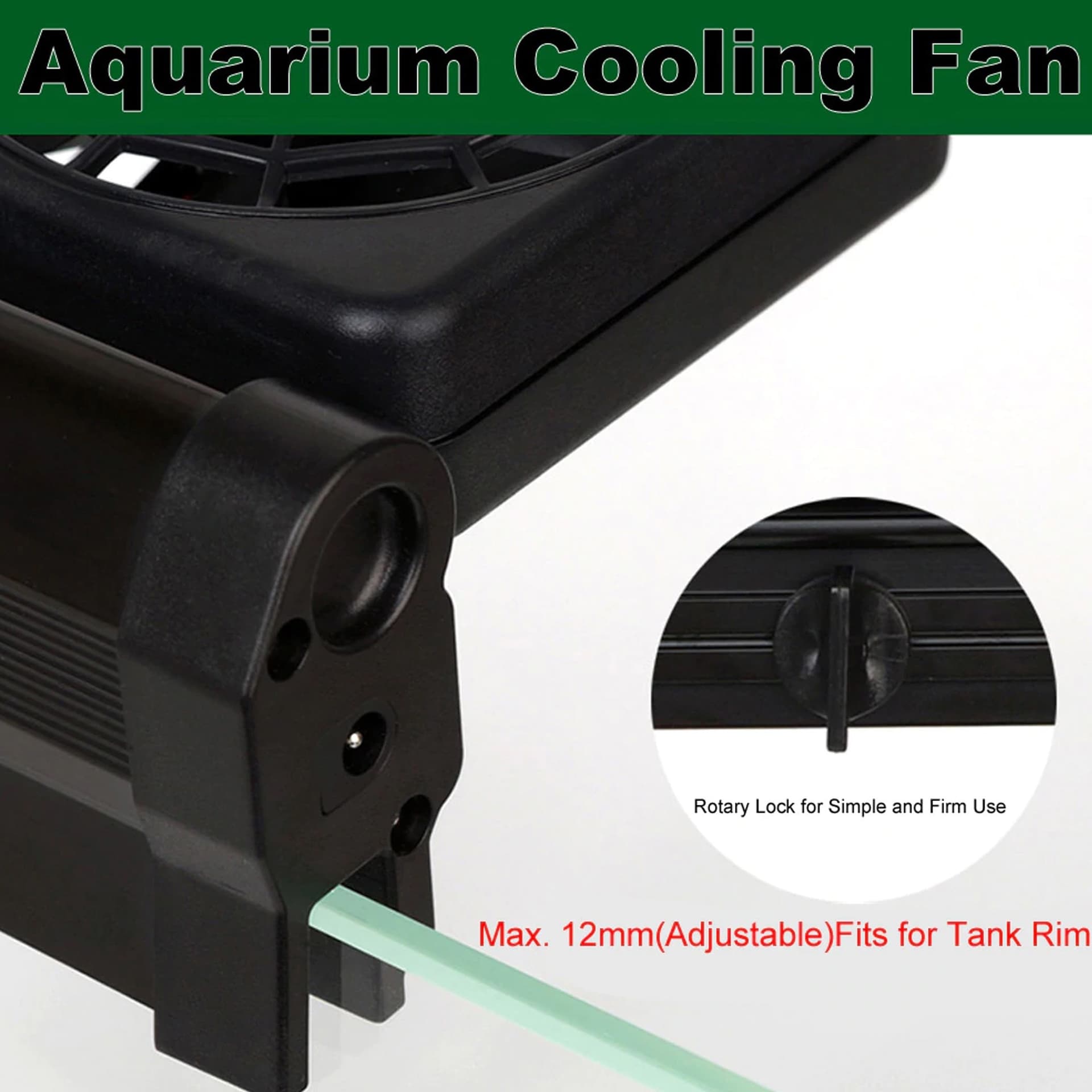 VENTOLA RAFFREDDAMENTO FS604 PER ACQUARIO 4 VENTOLE ACQUA ACQUARIO DOLCE MARINO - 9