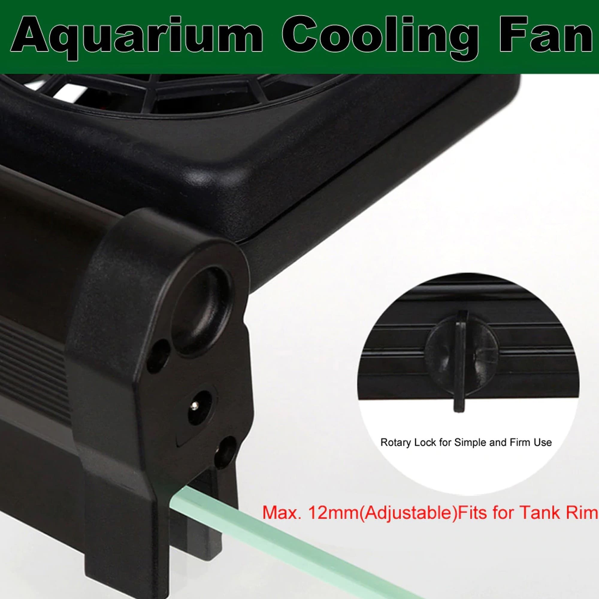 VENTOLA RAFFREDDAMENTO FS604 PER ACQUARIO 4 VENTOLE ACQUA ACQUARIO DOLCE MARINO - 9