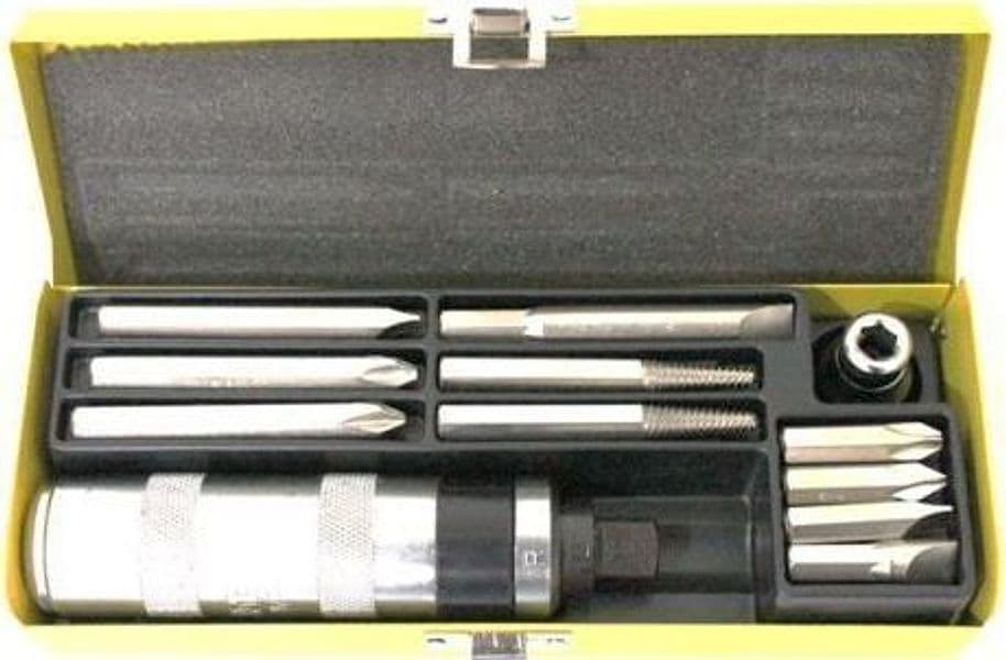 CACCIAVITE GIRAVITE AD IMPATTO PERCUSSIONE 12 PZ REVERSIBILE CHROME VANADIUM - 3