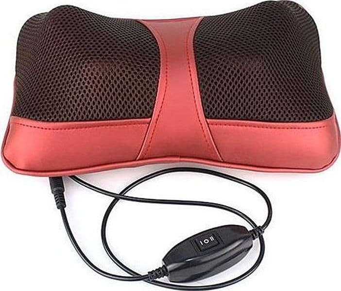 CUSCINO MASSAGGIANTE MASSAGGIATORE SHIATSU CASA AUTO INFRAROSSI COLLO RELAX SPA - 2