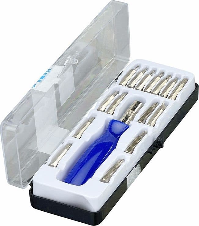 KIT CACCIAVITE 16pz DI PRECISIONE TOOLS PUNTE GIRAVITE TAGLIO CROCE TORX - 7