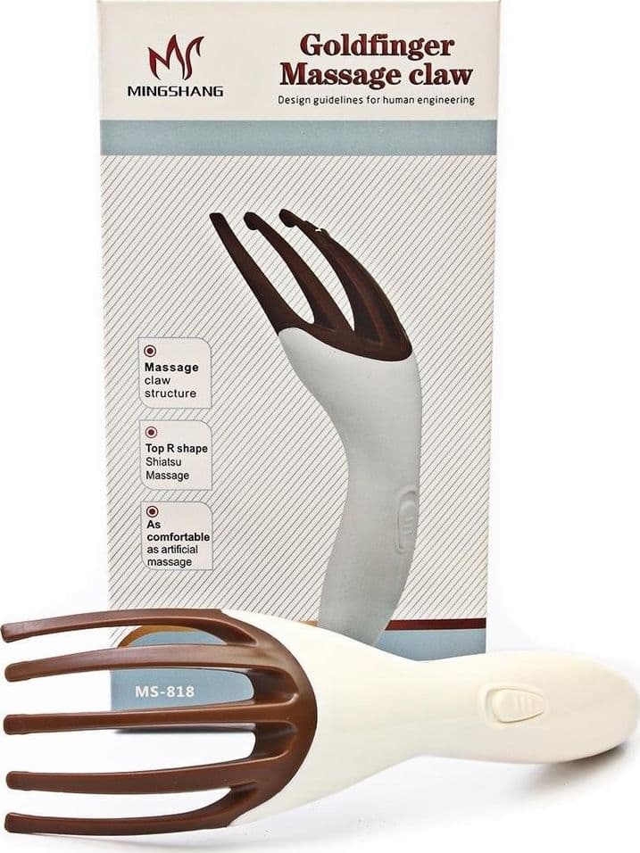 MASSAGGIATORE GOLDFINGER MASSAGE CLAW ELETTRICO MASSAGGIO SHIATSU BENESSERE - 2