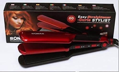 PIASTRA PROFESSIONALE 60W ACCONCIATURE CAPELLI 2 IN 1 LISCIO FRISE' SN-1033 - 5