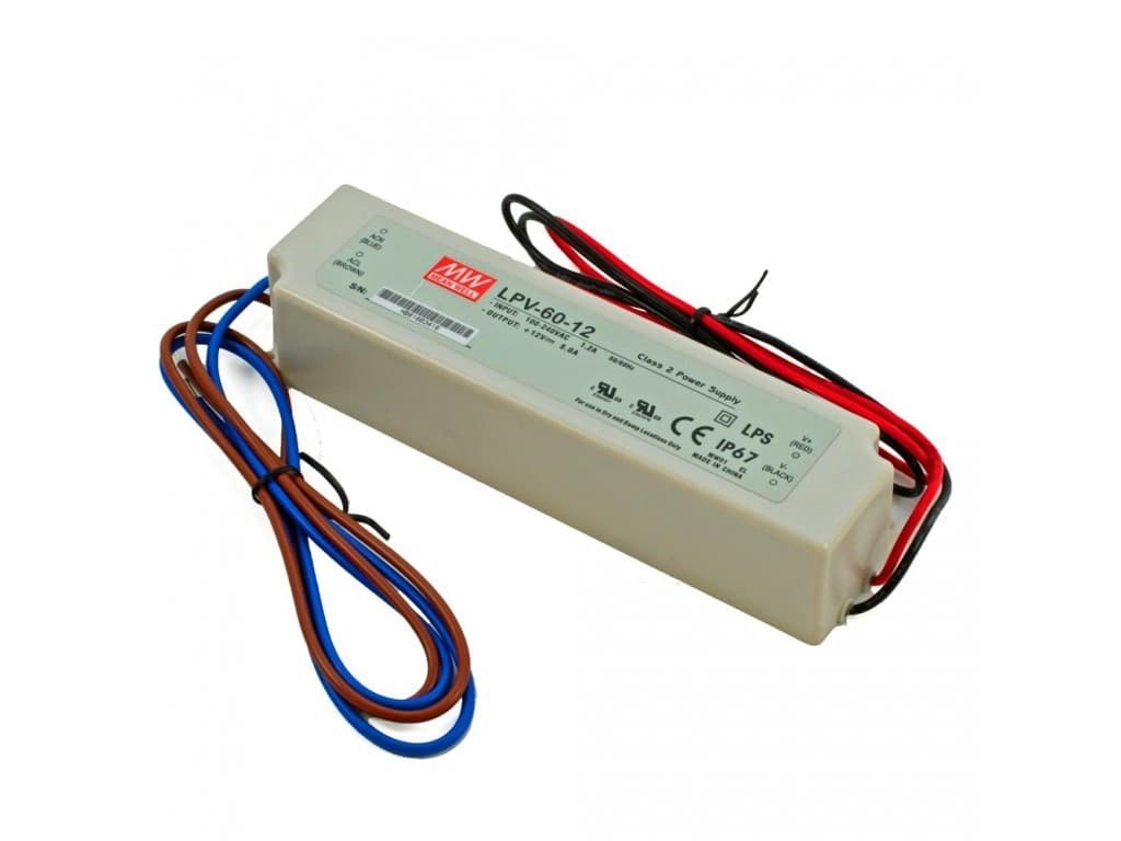TRASFORMATORE DRIVER ALIMENTATORE PER STRISCE STRIP LED FARETTI 60 W WATT - 2