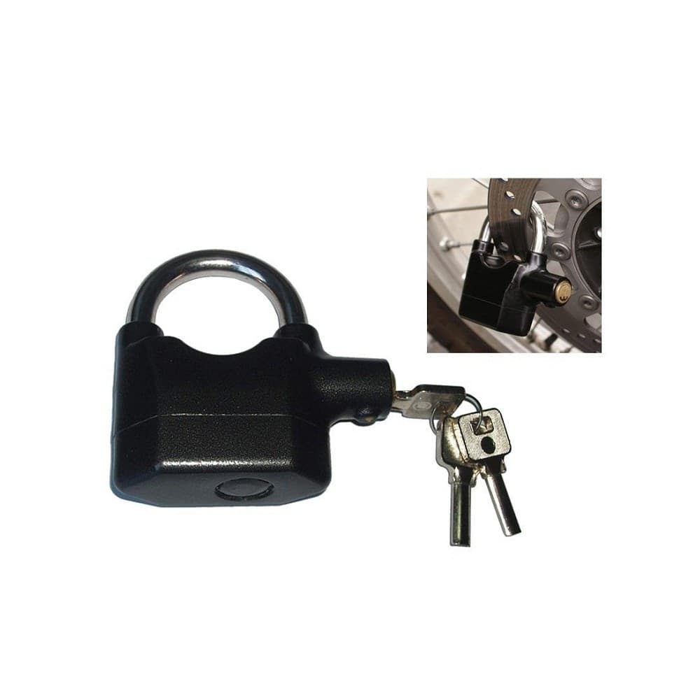 ANTIFURTO BLOCCADISCO CON ALLARME SONORO PER MOTO SCOOTER LUCCHETTO BLOCCADISCHI - 2