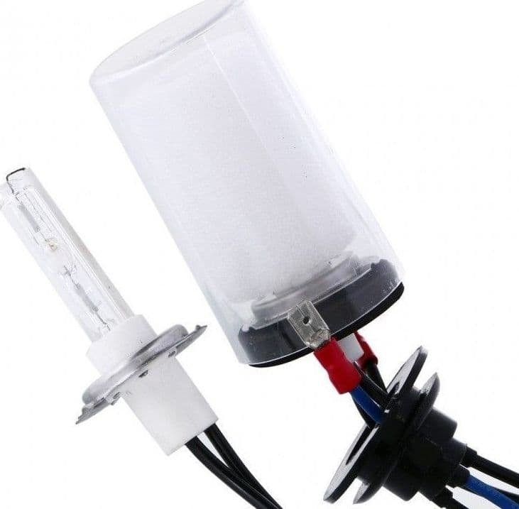 KIT XENON ROLLINGER 6000K 55W H7 HID FARI LUCE ALTA LUMINOSITA AUTO CENTRALINA - 4