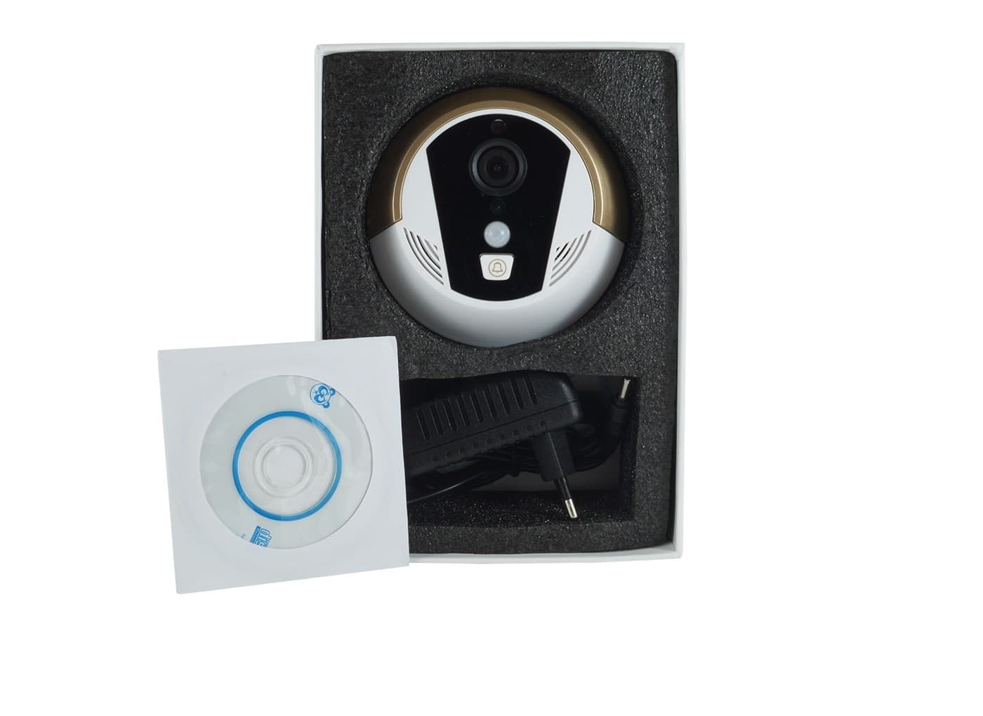 VIDEOCITOFONO WI FI WIRELESS SMARTPHONE SENSORE PIR REGISTRA SD SMART DOORBELL - 4