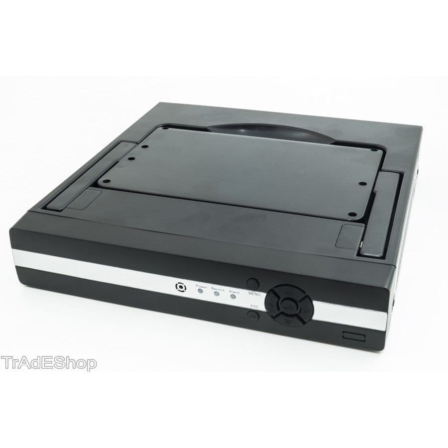 DVR NVR COMBO VIDEOSORVEGLIANZA 4 CH CANALI SCHERMO LCD 7 POLLICI H264 - 3