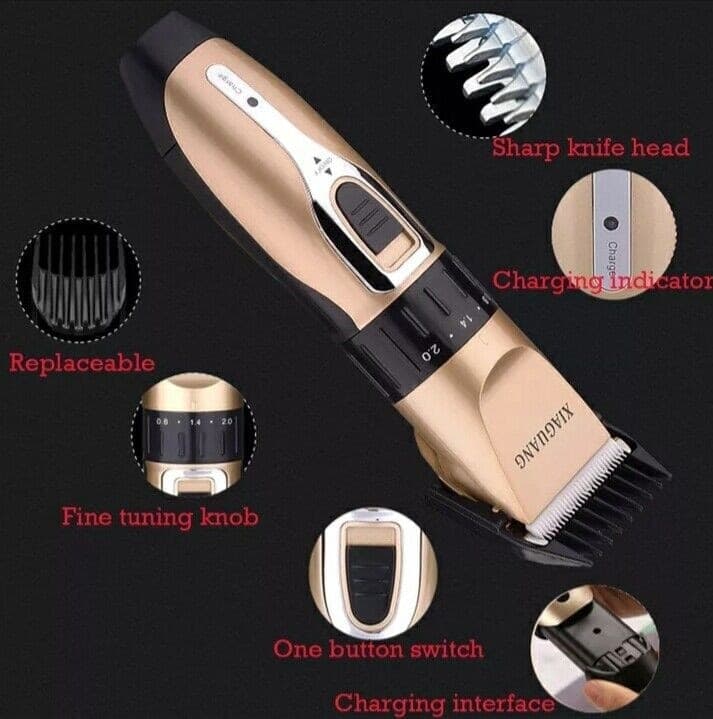 RASOIO TAGLIACAPELLI SURKER HC-7068 RICARICABILE CAPELLI RASATURA BARBA - 8