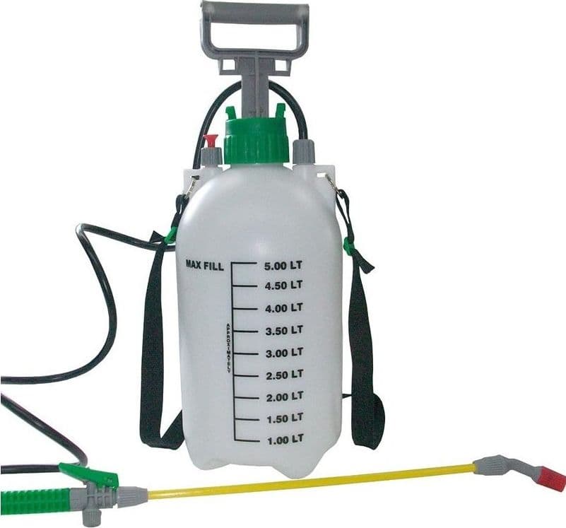 SPRUZZATORE A PRESSIONE VAPORIZZATORE SPRUZZINO NEBULIZZATORE 5 LT FASCIA SPALLA - 5
