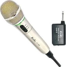 MICROFONO WIRELESS E CON CAVO FILO 2 IN 1 PER KARAOKE CANTARE 309 - 3