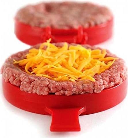 STAMPO MANUALE PER CARNE MACINATA HAMBURGER BURGER NORMALI RIPIENI FARCITI STUFZ - 3