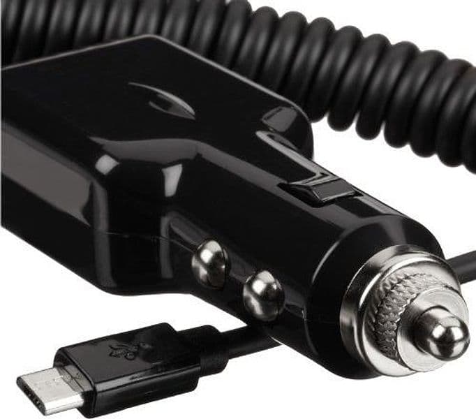 CARICABATTERIA UNIVERSALE DA AUTO CON PRESA MICRO USB PER ANDROID USCITA 2.1 A - 2