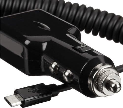 CARICABATTERIA UNIVERSALE DA AUTO CON PRESA MICRO USB PER ANDROID USCITA 2.1 A - 2