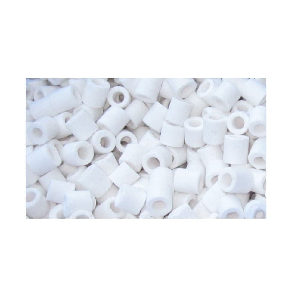 250 GR CANNOLICCHI IN VETRO SINTETIZZATO CON CALZA PER ACQUARIO CERAMICA ATTIVA - 3