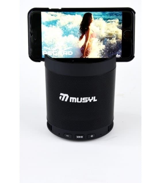 SPEAKER CASSA BLUETOOTH MP3 VIVAVOCE LED MICROSD USB TF RADIO FM MU-Q3 - 3