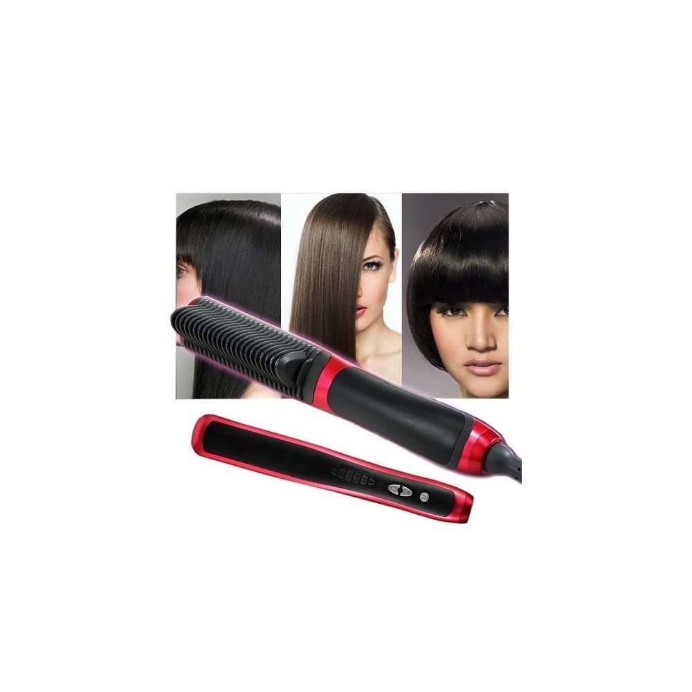 SPAZZOLA PIASTRA IONICA ELETTRICA SNODA E LISCIA CAPELLI ASL-908 CON DISPLAY - 3