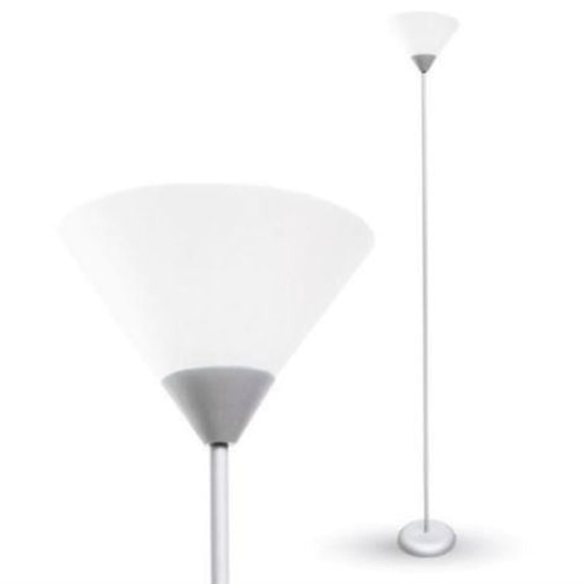 LAMPADA DA TERRA PIANTANA IN METALLO CON PORTALAMPADA PER LAMPADINE E27 VT-7500 - 2