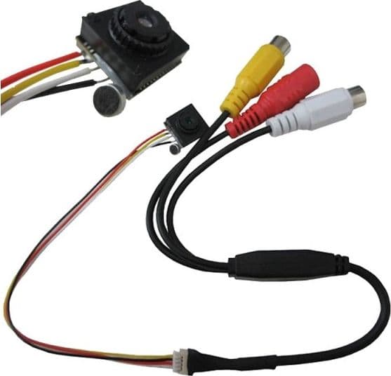 CIMICE MINI MICRO TELECAMERA CAMERA 3MPX SPIA SPY COLORI AUDIO VIDEO MICROFONO - 4