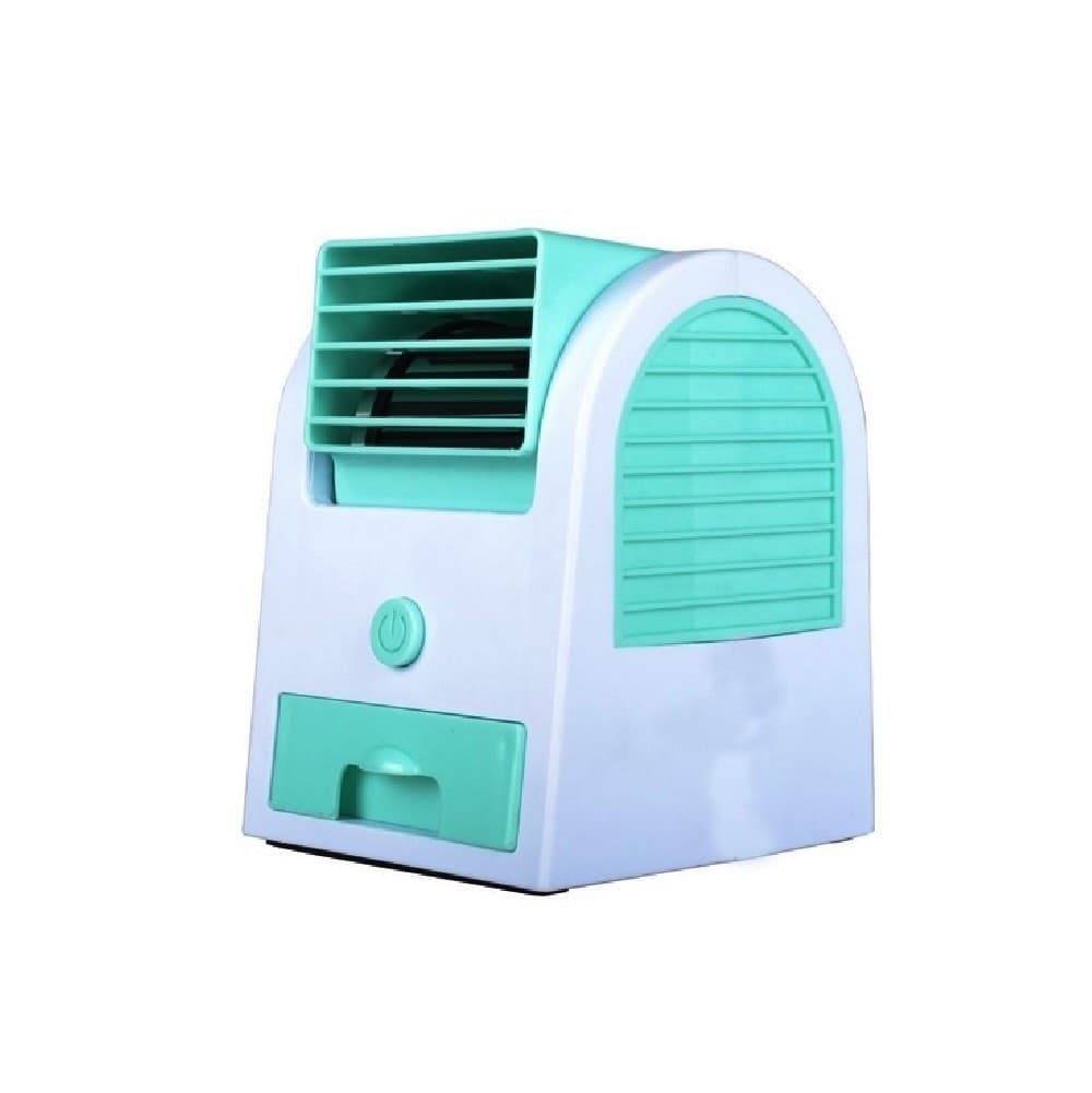MINI CONDIZIONATORE CLIMATIZZATORE VENTILATORE USB BATTERIE GHIACCIO ARIA FREDDA - 4
