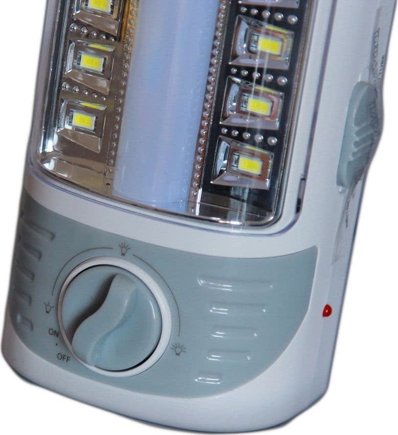 LAMPADA EMERGENZA 40 LED SMD CON NEON RICARICABILE PER CASA AUTO CAMPER 7111 - 5