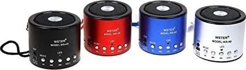 MINI SPEACKER CASSA BLUETOOTH PORTATILE CON RADIO MP3 WSQ9 PER SMARTPHONE DA 5W - 7