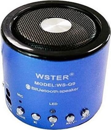MINI SPEACKER CASSA BLUETOOTH PORTATILE CON RADIO MP3 WSQ9 PER SMARTPHONE DA 5W - 8