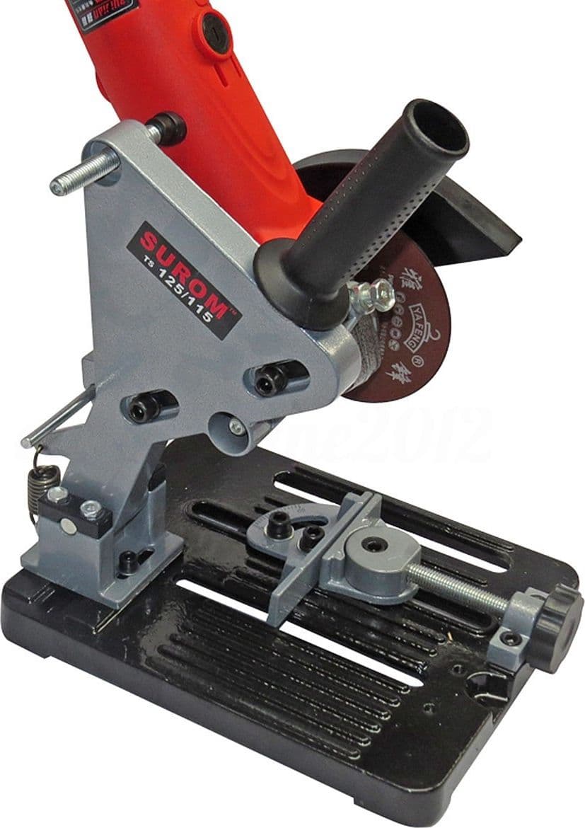 SUPPORTO DA BANCO PER MINI SMERIGLIATRICE ANGOLARE 125/115 TRONCATRICE METALLO - 7