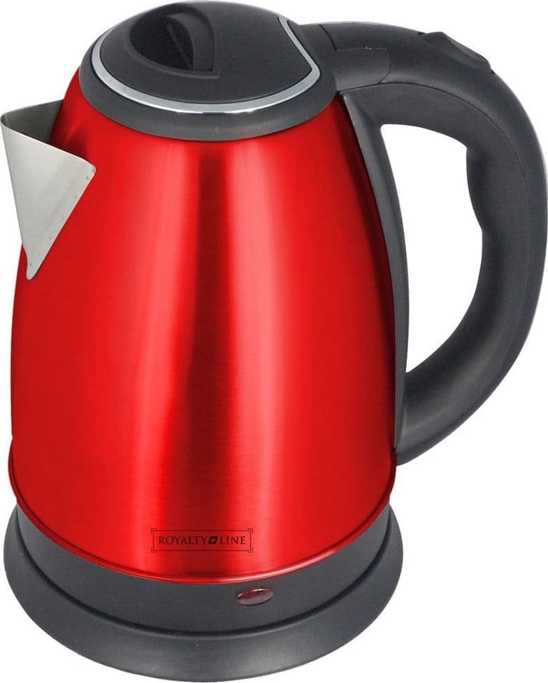 BOLLITORE ELETTRICO IN ACCIAIO INOX 1,8LT 2200W ACQUA CALDA BOLLILATTE ROSSO