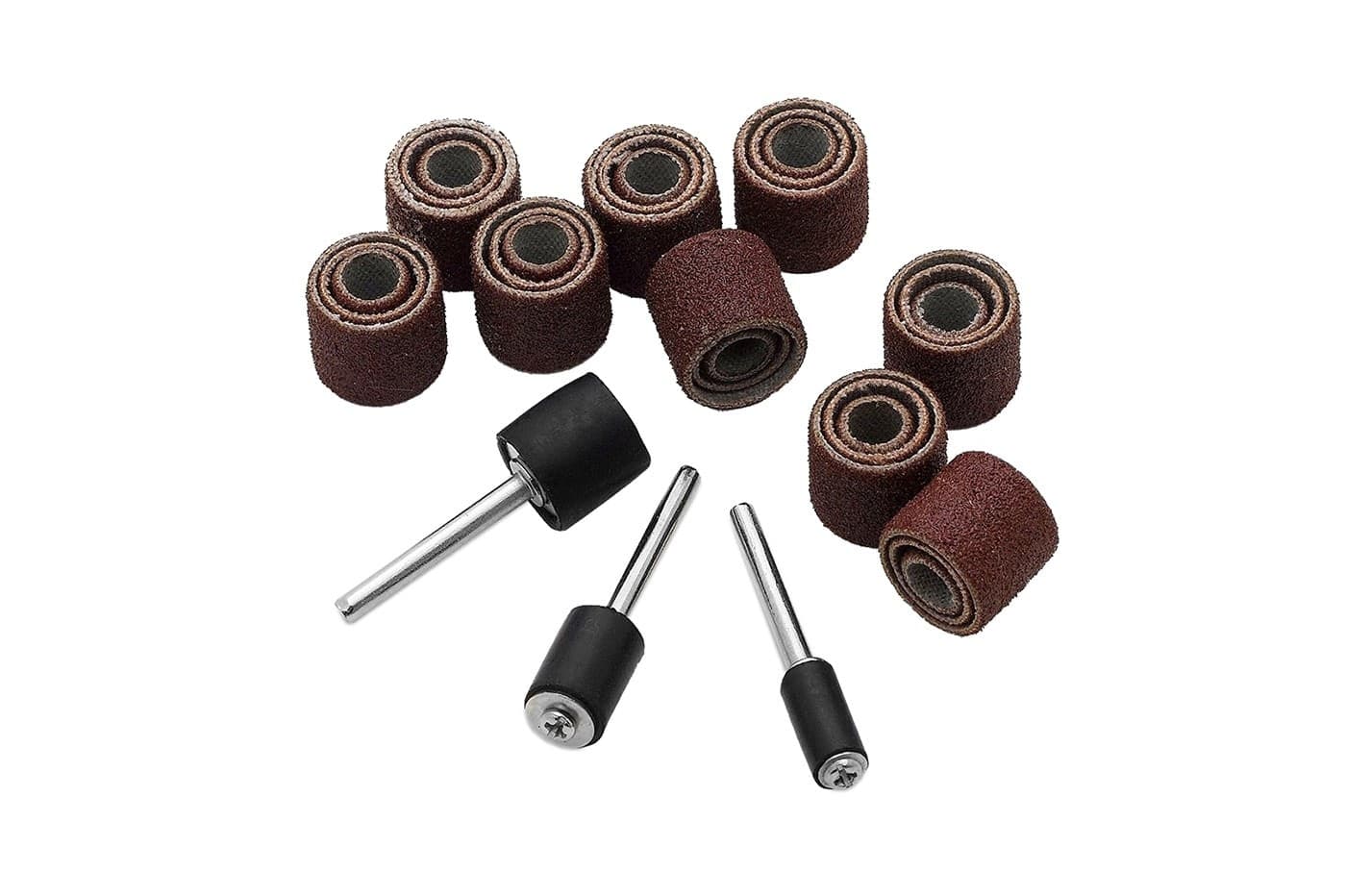 KIT 51pz ACCESSORI MINI TRAPANO DREMEL MODELLISMO TAMBURO LEVIGATURA LEVIGA - 2