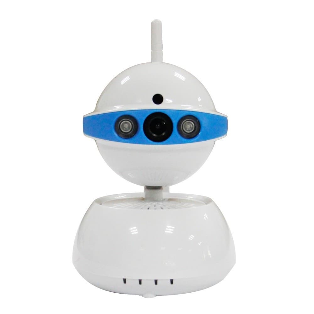 TELECAMERA IP CAMERA HD 720P WIRELESS 2 LED IR LAN MOTORIZZATA WIFI RETE RJ45 - 6