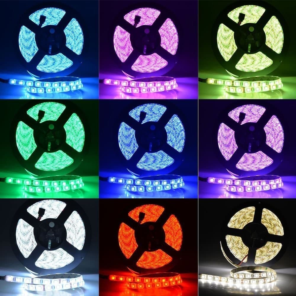 5M impermeabile 300 x 5050 SMD 12V DC flessibile striscia luminosa a LED RGB - 2