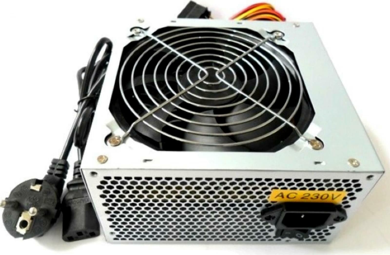ALIMENTATORE PER CASE COMPUTER PC CON VENTOLA DI RAFFREDAMENTO ATXX 550W 20+4PIN - 5