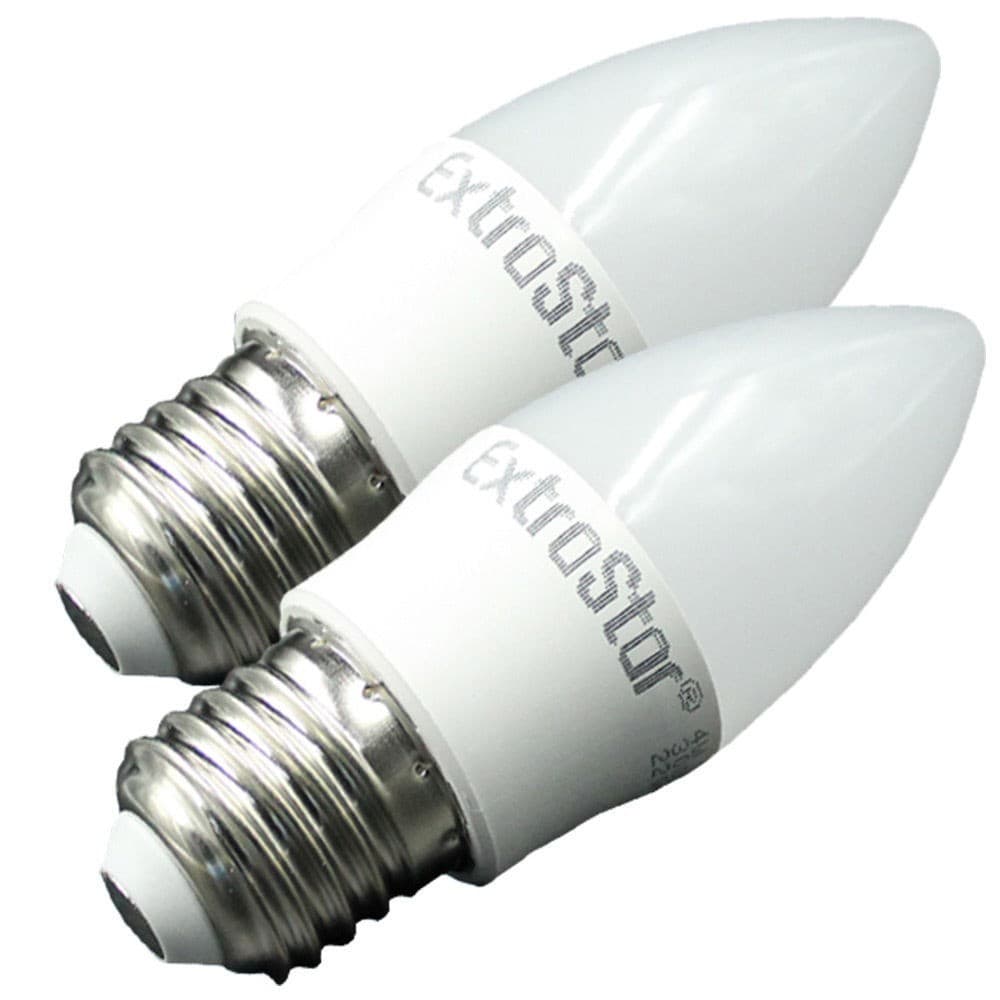 SET 2 LAMPADINA A LED E27 DA 4W SILURO LUCE BIANCA CALDA E FREDDA BASSO CONSUMO - 2
