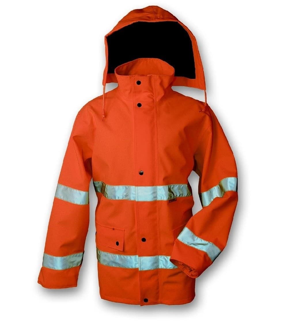 GIACCONE ARANCIO AD ALTA VISIBILITÀ IN GORE-TEX CON FODERA IN RETE DI NYLON - 2