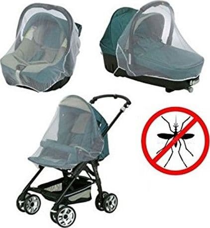 ZANZARIERA COPRI PASSEGGINO SEGGIOLINO AUTO OVETTO PORTA ENFANTS CARROZZINA - 2