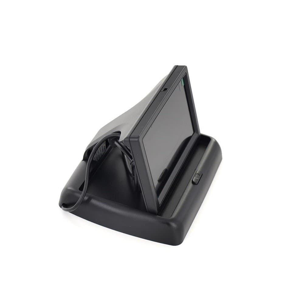 MONITOR DISPLAY A COLORI 4.3" PIEGHEVOLE TFT LCD HD PER TELECAMERA RETROMARCIA - 4