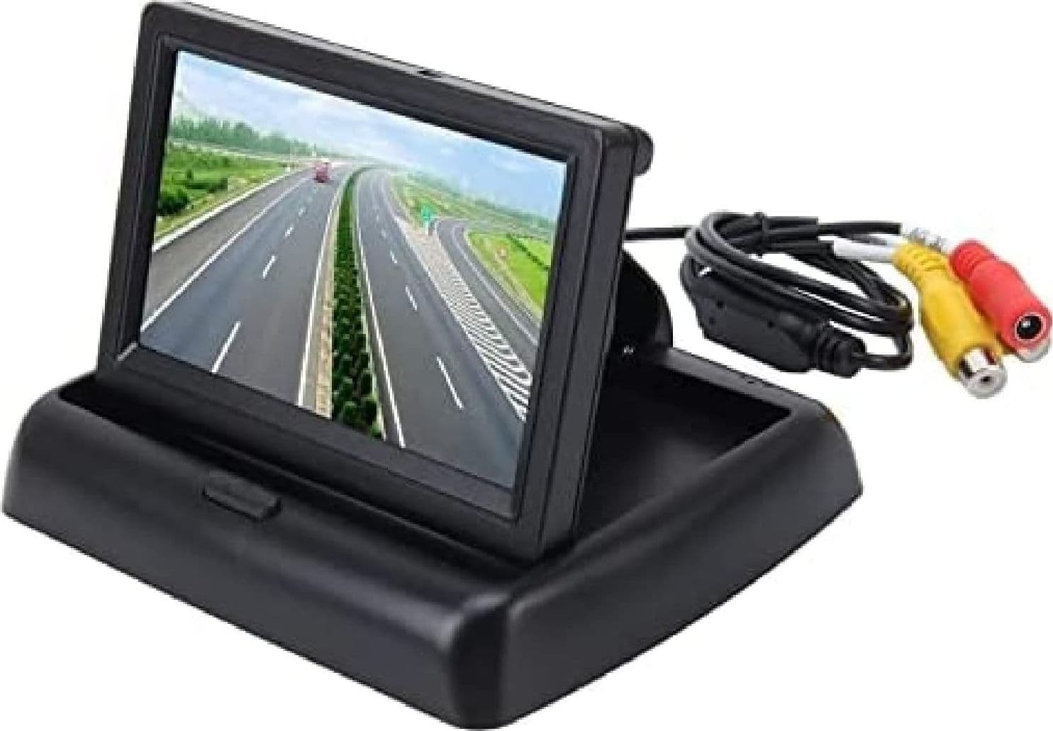 MONITOR DISPLAY A COLORI 4.3" PIEGHEVOLE TFT LCD HD PER TELECAMERA RETROMARCIA - 7