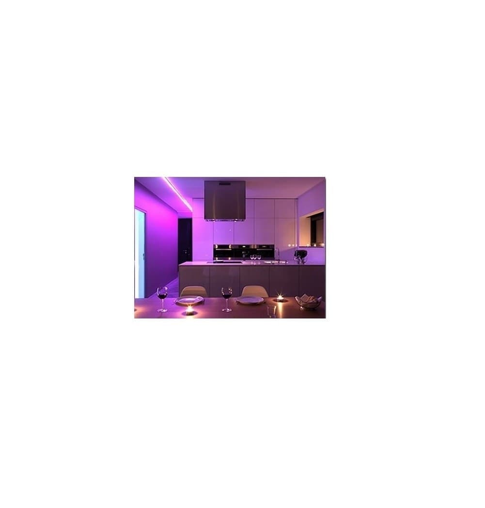 STRIP LED STRISCIA MULTICOLOR RGB DA 5 METRI BOBINA SMD 5050 IMPERMEABILE 12V - 3