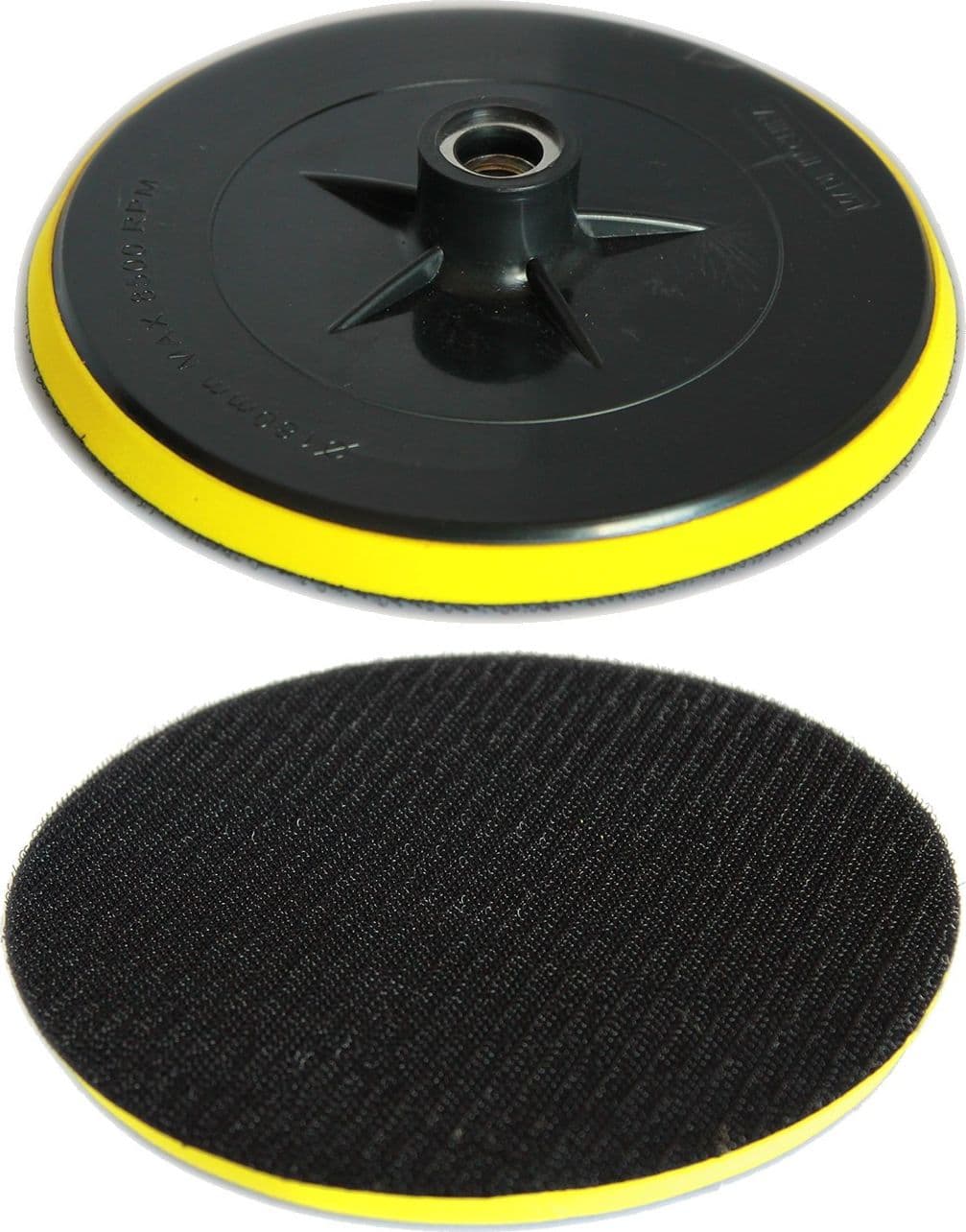 PLATORELLO Ø 150mm A STRAPPO ADATTATORE DISCO 6" LEVIGATRICE ORBITALE - 2