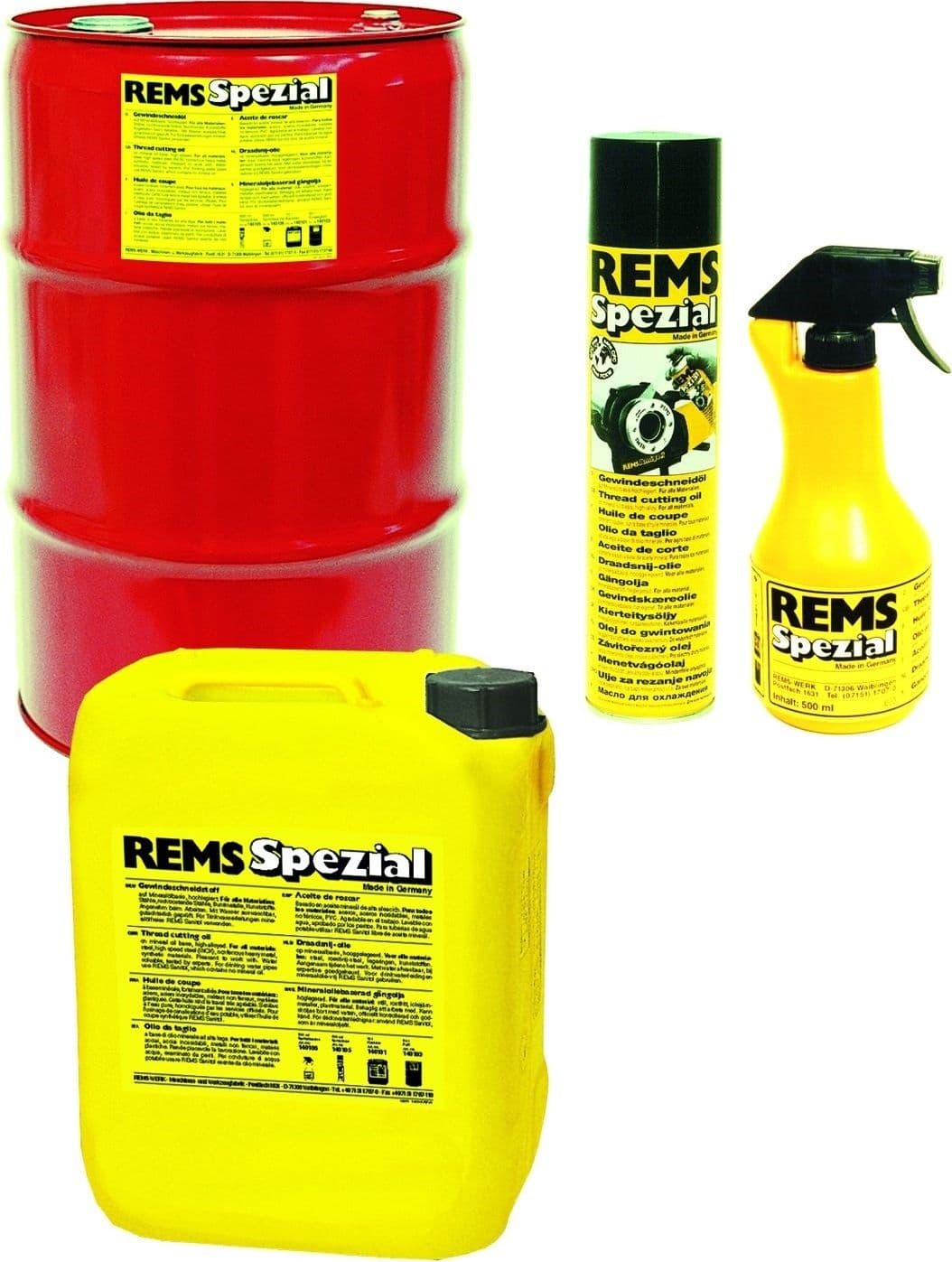 OLIO SPEZIAL MINERALE TANICA DA 5LT REMS PER FILETTARE EMULSIONANTE PERR FILIERE