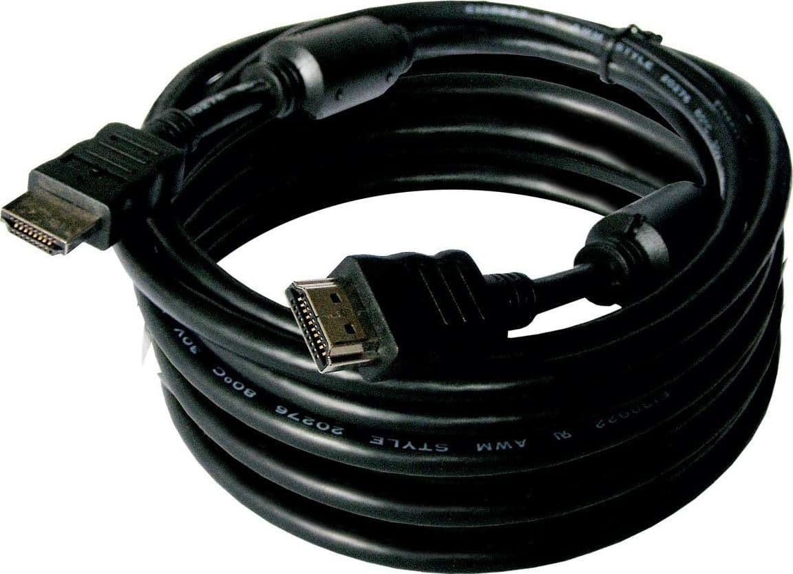 CAVO HDMI 4K 2K AD ALTA VELOCITA' FULLHD HD 3D 1080P BLU-RAY GOLD 24K 10MT - 3