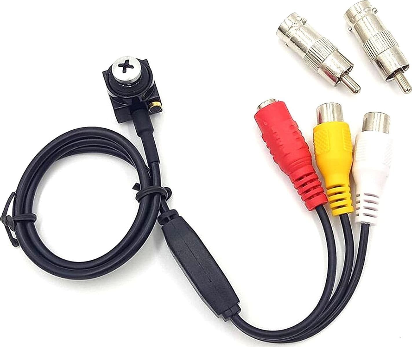 MINI MICRO TELECAMERA CAMERA CAM SPIA SPY A COLORI AUDIO CON MICROFONO VITE - 3