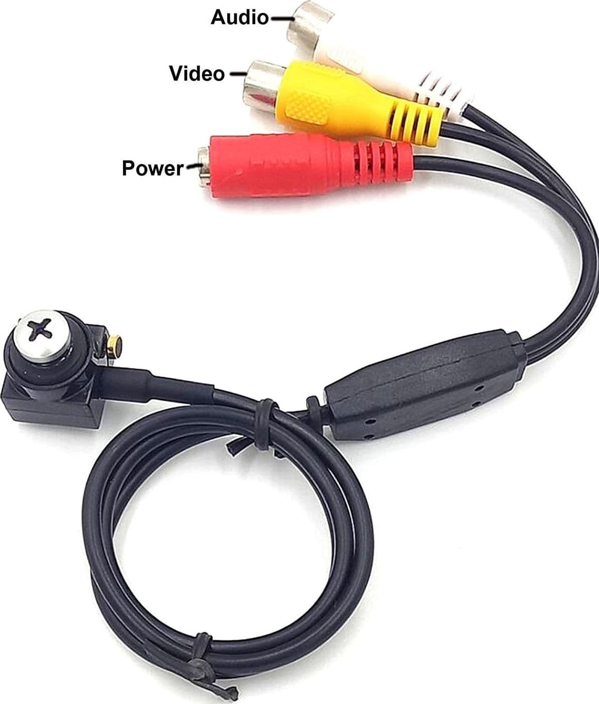 MINI MICRO TELECAMERA CAMERA CAM SPIA SPY A COLORI AUDIO CON MICROFONO VITE - 6
