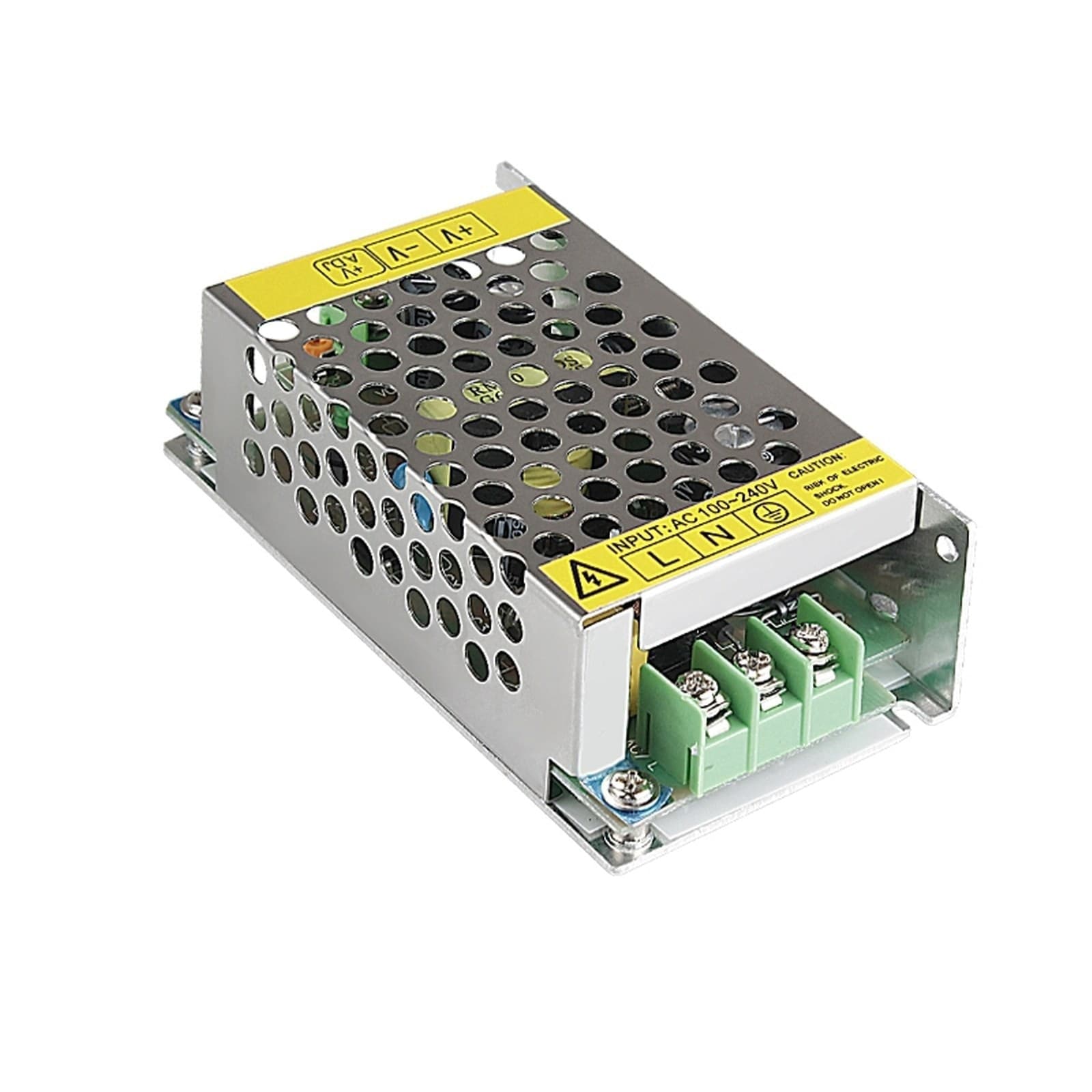 ALIMENTATORE TRASFORMATORE STABILIZZATO SWITCH TRIMMER 220V-12V 2 A AMPERE - 1